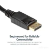 StarTech.com DisplayPort to HDMI Adapter – DP 1.2 to HDMI Video Converter 1080p – DP to HDMI Monitor/TV/Display Cable Adapter Dongle – Passive DP to HDMI Adapter – Latching DP Connector