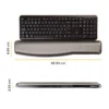 Fellowes Keyboard Wrist Rest – Premium Gel Wrist Rest with Non Skid Rubber Base – Adjustable Ergonomic Wrist Support for Computer, Laptop, Home Office Use – Black
