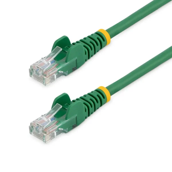 StarTech.com Cat5e Patch Cable with Snagless RJ45 Connectors – 10 ft, Green
