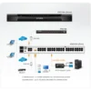 ATEN KN2140v KVM switch Rack mounting Black