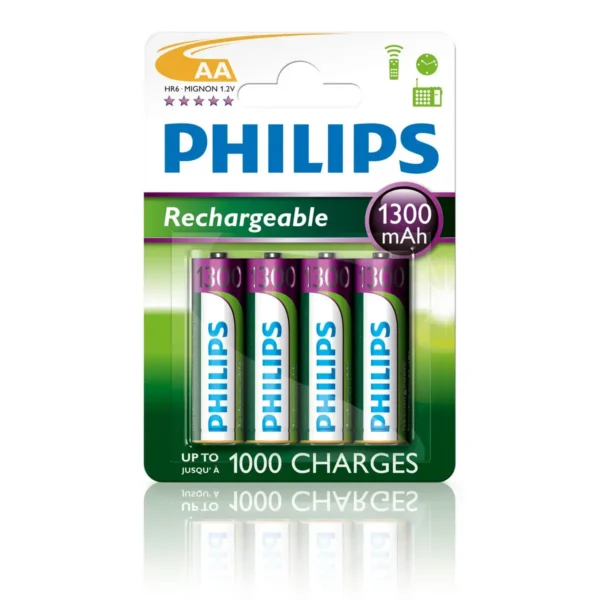 Philips R6B4A130/27 household battery Rechargeable battery AA Nickel-Metal Hydride (NiMH)