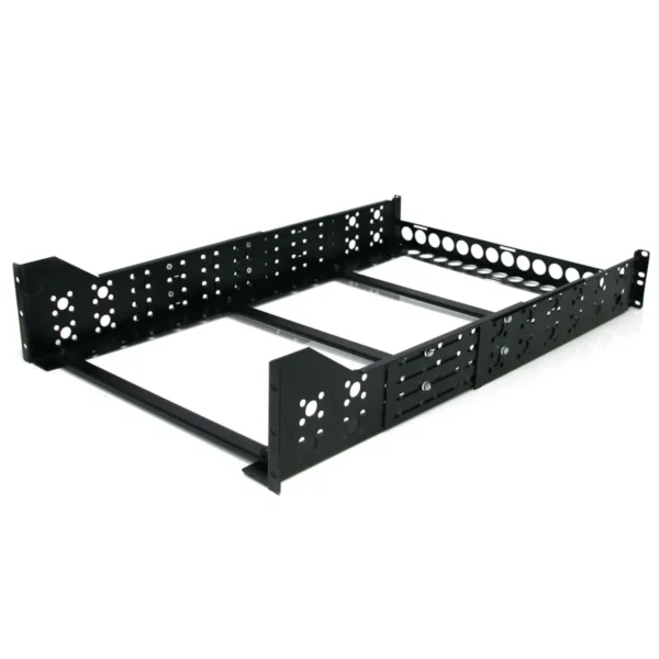 StarTech.com 3U Fixed 19″ Adjustable Depth Universal Server Rack Rails