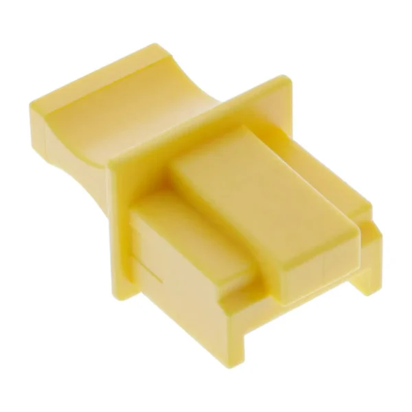 InLine Dust cover for RJ45 female, yellow, 10pcs.