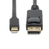 StarTech.com 6ft (2m) Mini DisplayPort to DisplayPort 1.2 Cable – 4K x 2K UHD Mini DisplayPort to DisplayPort Adapter Cable – Mini DP to DP Cable for Monitor – mDP to DP Converter Cord