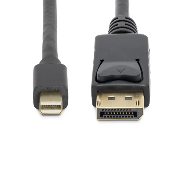 StarTech.com 6ft (2m) Mini DisplayPort to DisplayPort 1.2 Cable – 4K x 2K UHD Mini DisplayPort to DisplayPort Adapter Cable – Mini DP to DP Cable for Monitor – mDP to DP Converter Cord