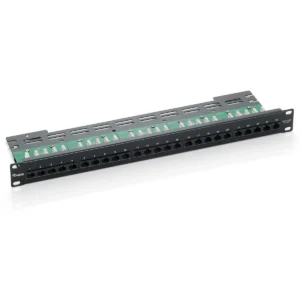 Equip 25-Port Cat.3 RJ45 ISDN Patch Panel, Black