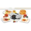 Unold 48241 waffle iron 2 waffle(s) 1300 W Black, Silver