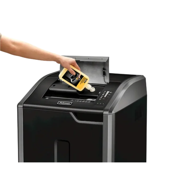 Fellowes 425Ci paper shredder Cross shredding 30 cm Black, Silver