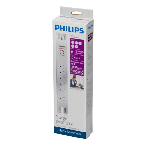 Philips Home Electronics Surge Protector SPP3160G/17