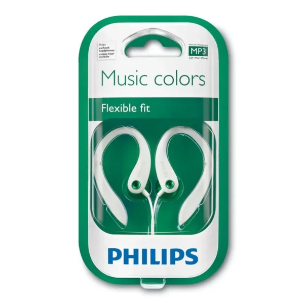 Philips SHS3217S/28 headphones/headset Wired Ear-hook, In-ear Green, White