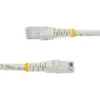 StarTech.com 100ft CAT6 Ethernet Cable – White CAT 6 Gigabit Ethernet Wire -650MHz 100W PoE RJ45 UTP Molded Network/Patch Cord w/Strain Relief/Fluke Tested/Wiring is UL Certified/TIA