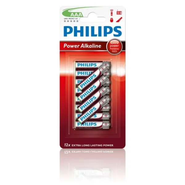 Philips Power Alkaline Battery LR03P12B/10