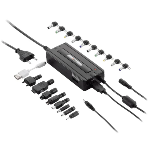 Trust 4-in-1 Notebook Power Adapter PW-1280p power adapter/inverter Black