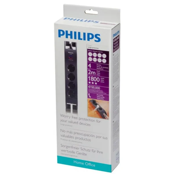 Philips Home Office Surge Protector SPN4041B/10
