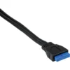 InLine PC Front Panel 3.5″ Bay with 2x USB 3.0 Port internal 19 Pin Connector