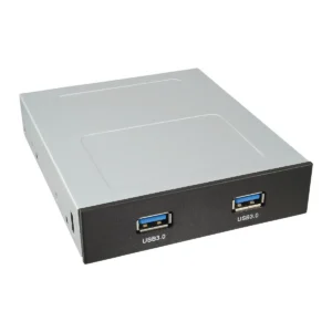 InLine PC Front Panel 3.5″ Bay with 2x USB 3.0 Port internal 19 Pin Connector