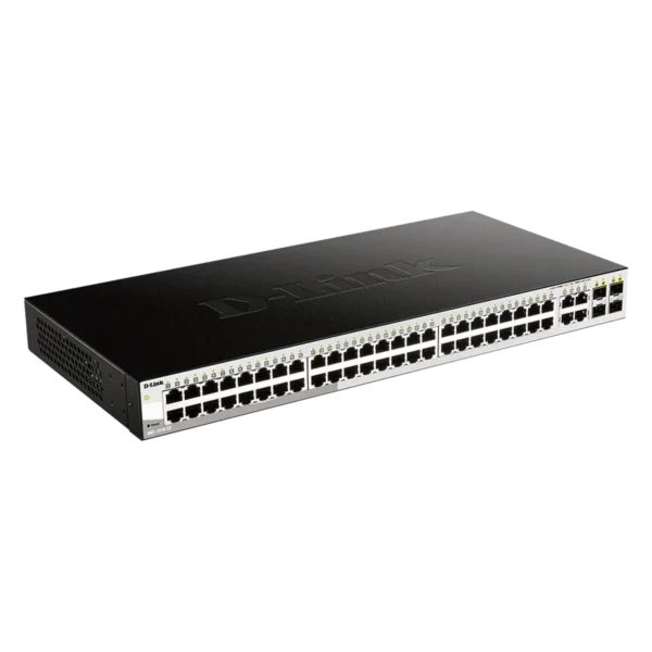 D-Link 52-Port Gigabit Smart Managed Switch including 4 x 100/1000Mbps Combo Ports
