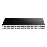 D-Link 52-Port Gigabit Smart Managed Switch including 4 x 100/1000Mbps Combo Ports