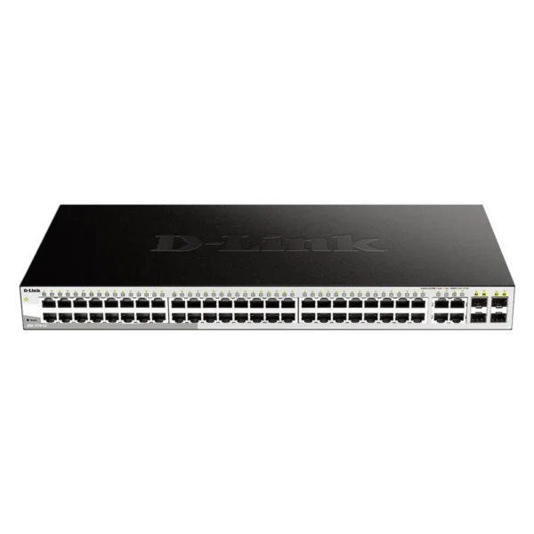 D-Link 52-Port Gigabit Smart Managed Switch including 4 x 100/1000Mbps Combo Ports