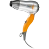 Grundig HD 2509 hair dryer 1500 W Orange, Silver