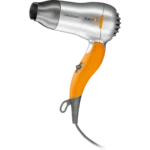 Grundig HD 2509 hair dryer 1500 W Orange, Silver