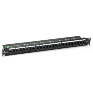 Equip 24-Port Cat.6 Unshielded Patch Panel, Black