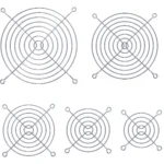 InLine Fan Guard Metal Chromium Plated, 40x40mm