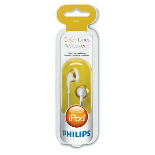 Philips SHE2645/27 headphones/headset Wired In-ear White, Yellow