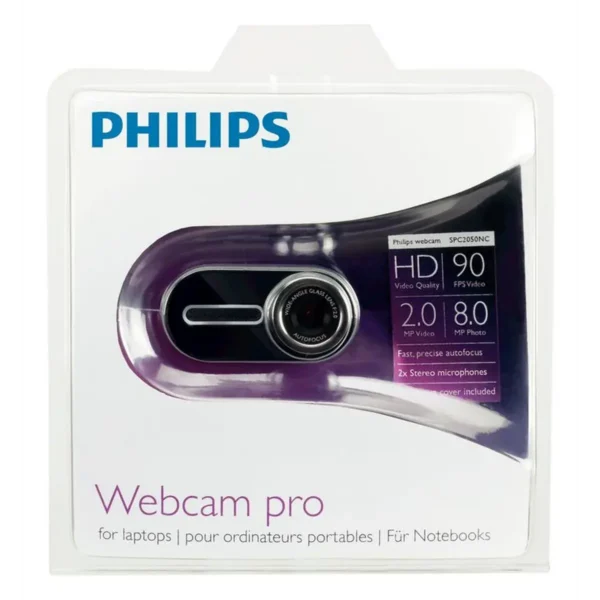 Philips SPC2050NC/27 webcam 2 MP USB 2.0 Black