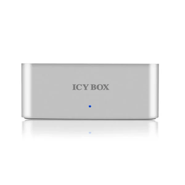 ICY BOX IB-111StU3-Wh USB 3.2 Gen 1 (3.1 Gen 1) Type-A Silver, White