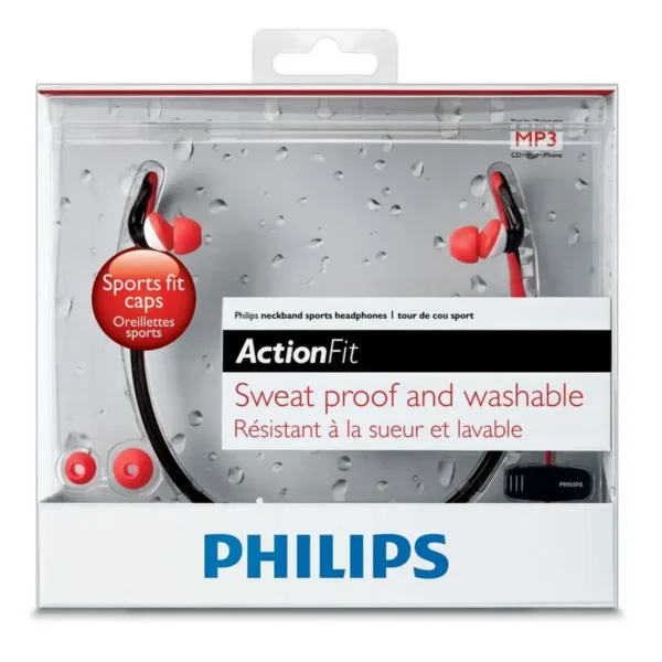 Philips SHQ4000/28 headphones/headset Wired In-ear, Neck-band Grey, Orange