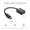 StarTech.com DisplayPort to VGA Adapter – Active DP to VGA Converter – 1080p Video – DisplayPort Certified – DP/DP++ Source to VGA Monitor Cable Adapter Dongle – Latching DP Connector