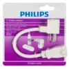 Philips SPS1020M/17 power extension 0.152 m 2 AC outlet(s) White