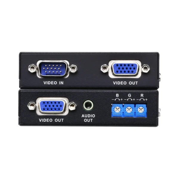 ATEN VE170Q AV extender AV transmitter & receiver Black
