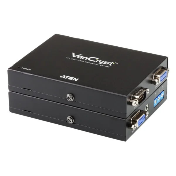 ATEN VE170Q AV extender AV transmitter & receiver Black