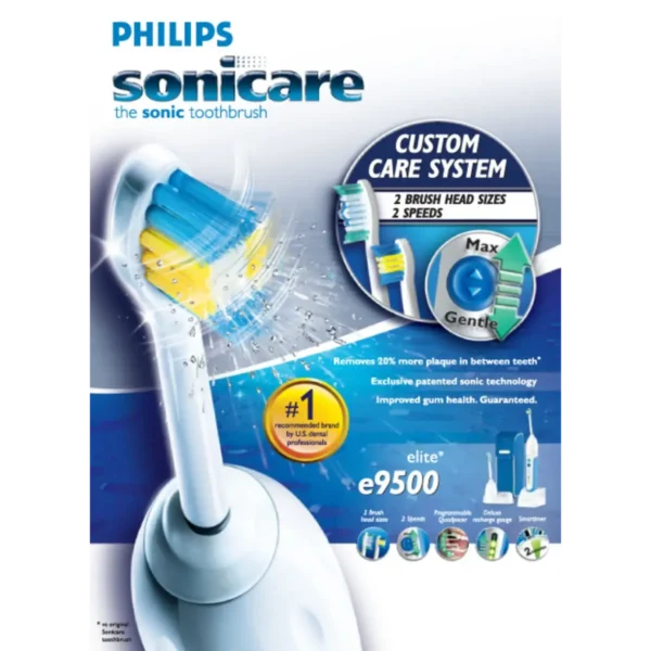 Philips Sonicare Elite HX9882/12 electric toothbrush Adult Sonic toothbrush Blue, White