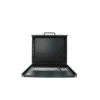 LevelOne 17″ LCD Modular KVM Rack Console, English K/B