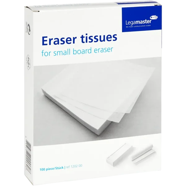 Legamaster eraser tissue for small whiteboard eraser 100pcs