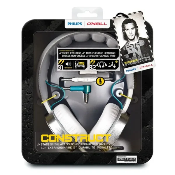 Philips O’Neill THE CONSTRUCT headband headphones SHO7205WT/28