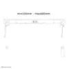 Neomounts PLASMA-W860 TV mount wall 32-60″ – fixed