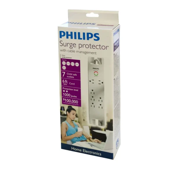 Philips SPP3070F/17 surge protector White 7 AC outlet(s)