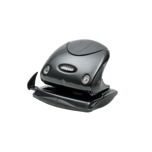 Rexel Precision 225 2 Hole Punch Black/Black