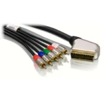 Philips SWV5540/10 video cable adapter 5 m SCART (21-pin) 5 x RCA Black
