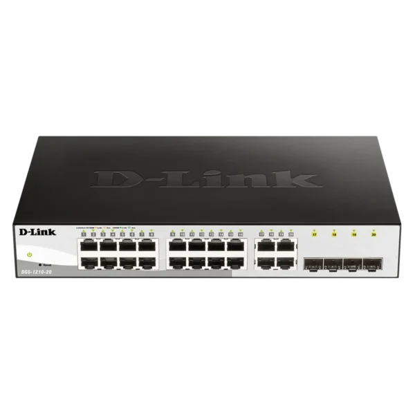 D-Link 20-Port Gigabit Smart Managed Switch including 4 SFP ports
