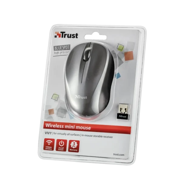 Trust Vivy mouse Office Ambidextrous RF Wireless Optical 800 DPI