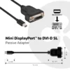 CLUB3D Mini DisplayPort to DVI-D Single Link Adapter Cable