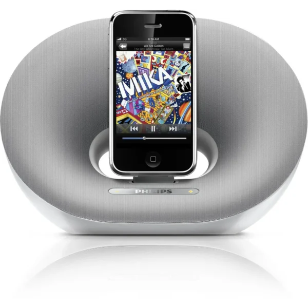 Philips DS3000/37 docking speaker 2.0 channels 8 W White
