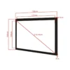 Multibrackets M 4:3 Framed Projection Screen 172×130, 86″