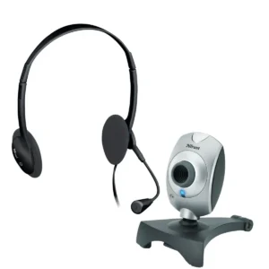 Trust Primo Video ChatPack webcam 2 MP 640 x 480 pixels USB 2.0 Black, Grey