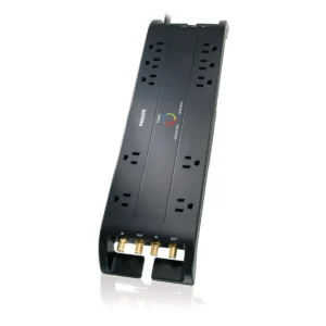 Philips SPP5107G/37 surge protector Black 10 AC outlet(s) 1.8 m